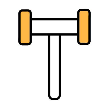 spor salonu ikonu vektör illüstrasyonu