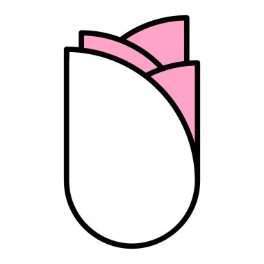 Çizgi film simgesinin vektör çizimi