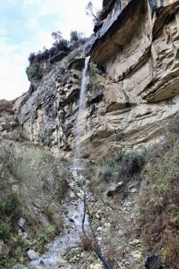 Şelale kayalıkları. Yüksek kalite fotoğraf