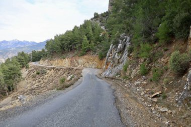 Kırsal çakıl yolu. Yüksek kalite fotoğraf