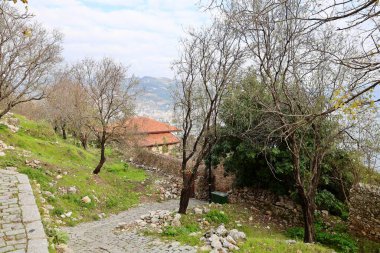 Eski Türk evleri mimarisi. Yüksek kalite fotoğraf