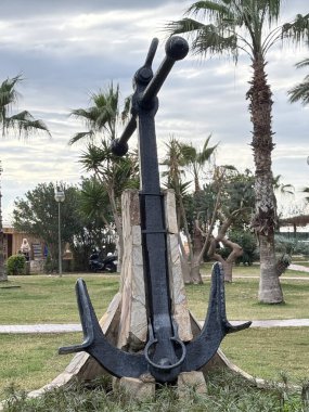 Heykel çapası deniz kenarı seti. Yüksek kalite fotoğraf