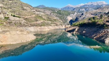 Rocky turkuaz kanyonu. Yüksek kalite fotoğraf
