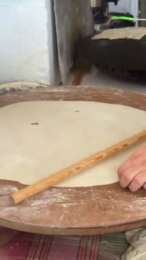 Hamur eti doldur. Yüksek kalite 4k görüntü
