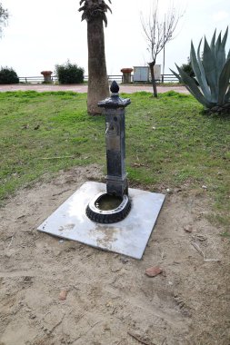 Park çeşmesi. Yüksek kalite fotoğraf