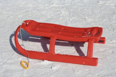 Kar kızağı dağı. Yüksek kalite fotoğraf