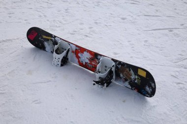 Snowboardcu kış teçhizatı. Yüksek kalite fotoğraf