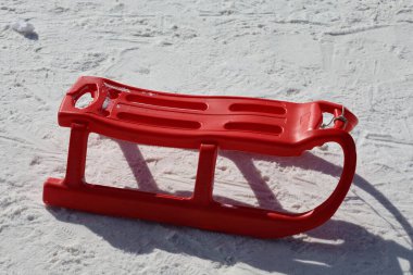 Kar kızağı dağı. Yüksek kalite fotoğraf