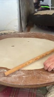 Hamur eti doldur. Yüksek kalite 4k görüntü