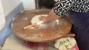 Hamur eti doldur. Yüksek kalite 4k görüntü