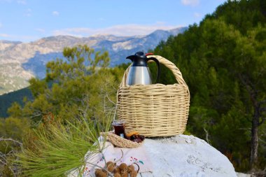 Portakallı sepet. Yüksek kalite fotoğraf