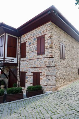 Eski kasabanın tarihi yeri Stone kemer girişi. Yüksek kalite fotoğraf