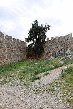 Eski kasabanın tarihi yeri Stone kemer girişi. Yüksek kalite fotoğraf