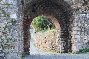 Taş kemer yolu. Yüksek kalite fotoğraf