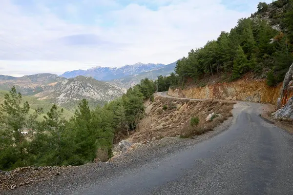 Kırsal çakıl yolu. Yüksek kalite fotoğraf