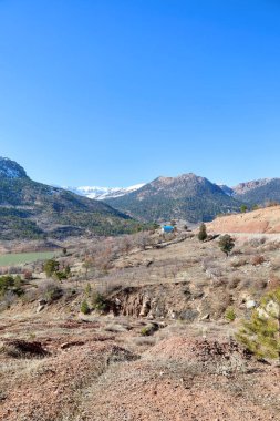 Dağ gölü manzarası. Yüksek kalite fotoğraf