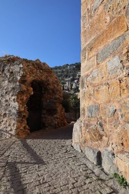 Taş kemer yolu. Yüksek kalite fotoğraf