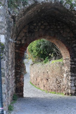 Taş kemer yolu. Yüksek kalite fotoğraf