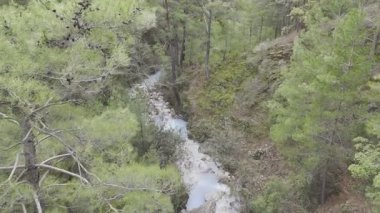 Dağlarda, doğanın arka planına karşı, dağlarda, doğanın arka planına karşı. Yüksek kalite fotoğraf
