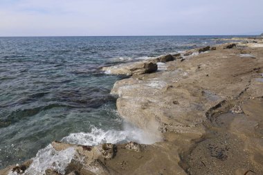 Okyanus dalgaları kıyıları, deniz manzarası,