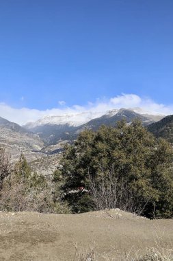 Dağlık kurak arazi. Yüksek kalite fotoğraf