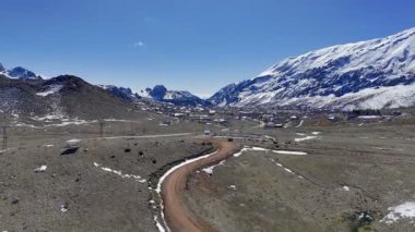 Dağlık kurak arazi. Yüksek kalite fotoğraf