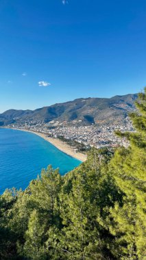 Kıyı şehri manzarası. Yüksek kalite fotoğraf