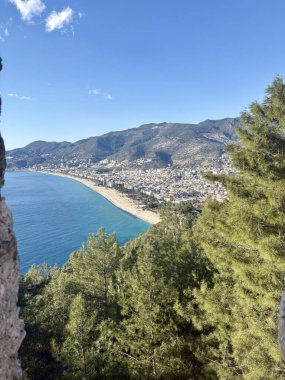 Kıyı şehri manzarası. Yüksek kalite fotoğraf