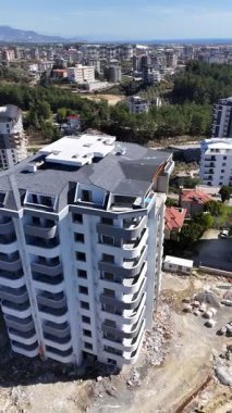 İnşaat alanı binası. Yüksek kalite 4k görüntü