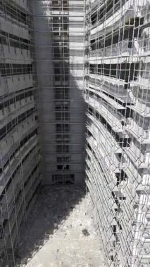 İnşaat alanı binası. Yüksek kalite 4k görüntü