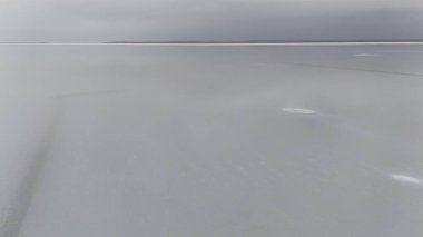 Yukarıdan Salt Lake manzarası. Turistik cazibe
