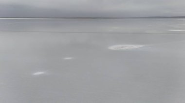 Yukarıdan Salt Lake manzarası. Turistik cazibe