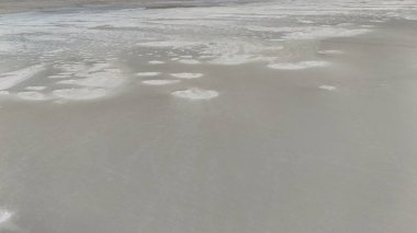 Yukarıdan Salt Lake manzarası. Turistik cazibe