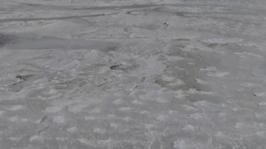 Yukarıdan Salt Lake manzarası. Turistik cazibe