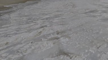 Yukarıdan Salt Lake manzarası. Turistik cazibe