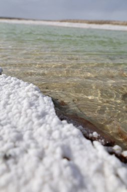 Yukarıdan Salt Lake manzarası. Turistik cazibe