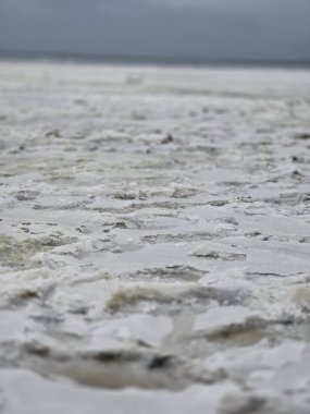 Yukarıdan Salt Lake manzarası. Turistik cazibe