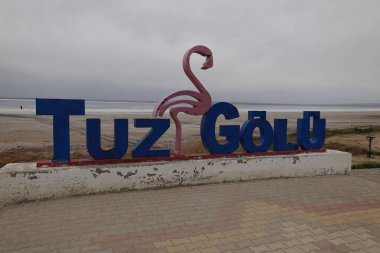 Yukarıdan Salt Lake manzarası. Turistik cazibe