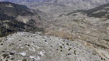 Dağlık kurak arazi. Yüksek kalite fotoğraf