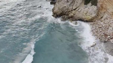 Günbatımı okyanus plajı. Yüksek kalite