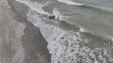 Günbatımı okyanus plajı. Yüksek kalite