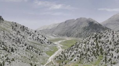 Toprak yol manzarası. Yüksek kaliteli FullHD görüntüler