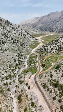 Dağ yolu. Yüksek kalite 4k görüntü