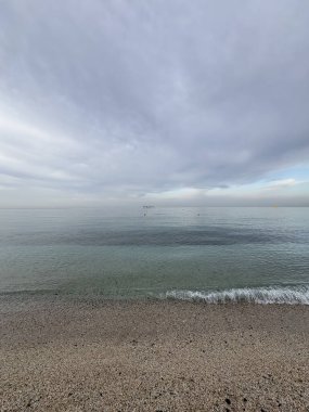 Sakin sakin bir sahil. Yüksek kalite fotoğraf