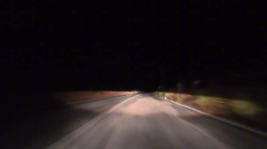 Gece yola çıkıyoruz. Yüksek kalite 4k görüntü