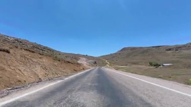 Boş viraj yolu Yüksek kalite FullHD görüntüler