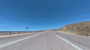 Boş viraj yolu Yüksek kalite FullHD görüntüler