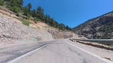 Boş viraj yolu Yüksek kalite FullHD görüntüler