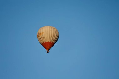 Balonlar gökyüzü manzarası. Sıcak hava balonları. Yüksek kalite 4k görüntü