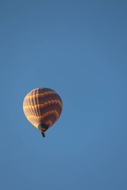 Balonlar gökyüzü manzarası. Sıcak hava balonları. Yüksek kalite 4k görüntü
